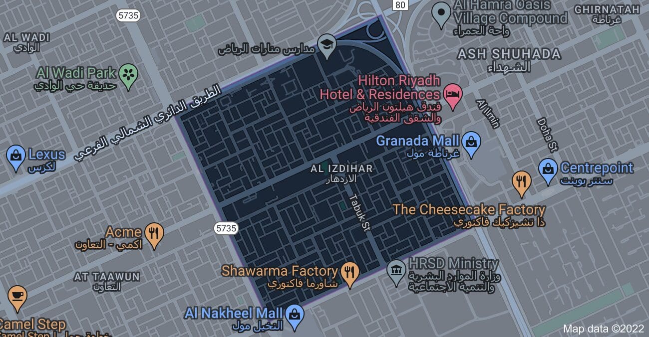 موقع حي الازدهار الرياض