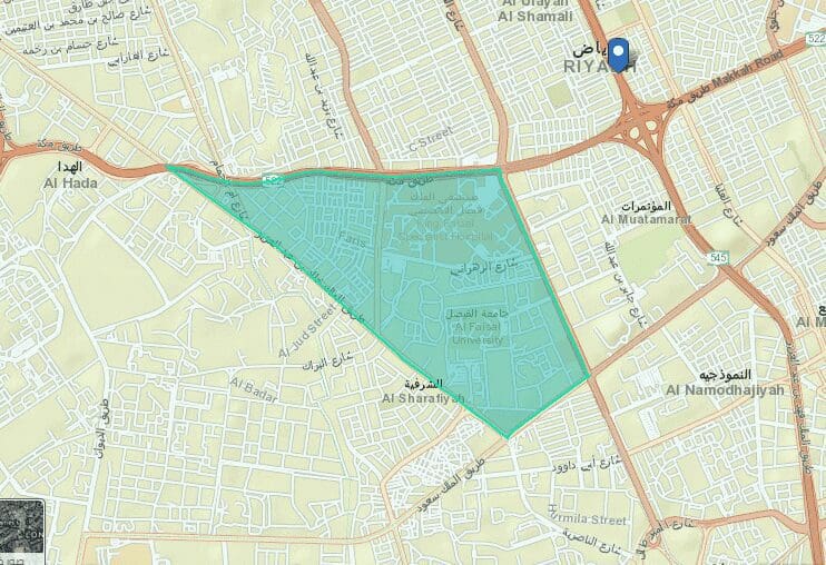 اين يقع حي المعذر بالرياض ؟