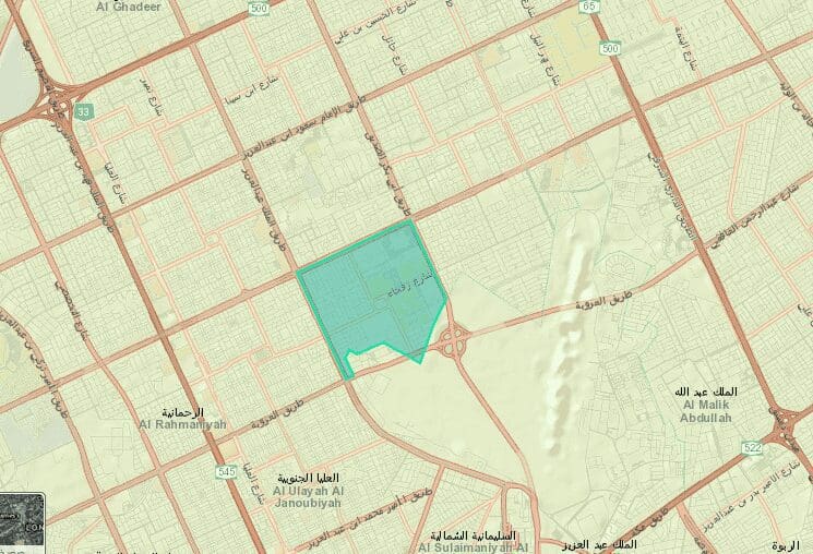 اين يقع حي صلاح الدين الرياض ؟